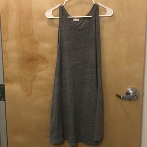 Grey, medium length dress